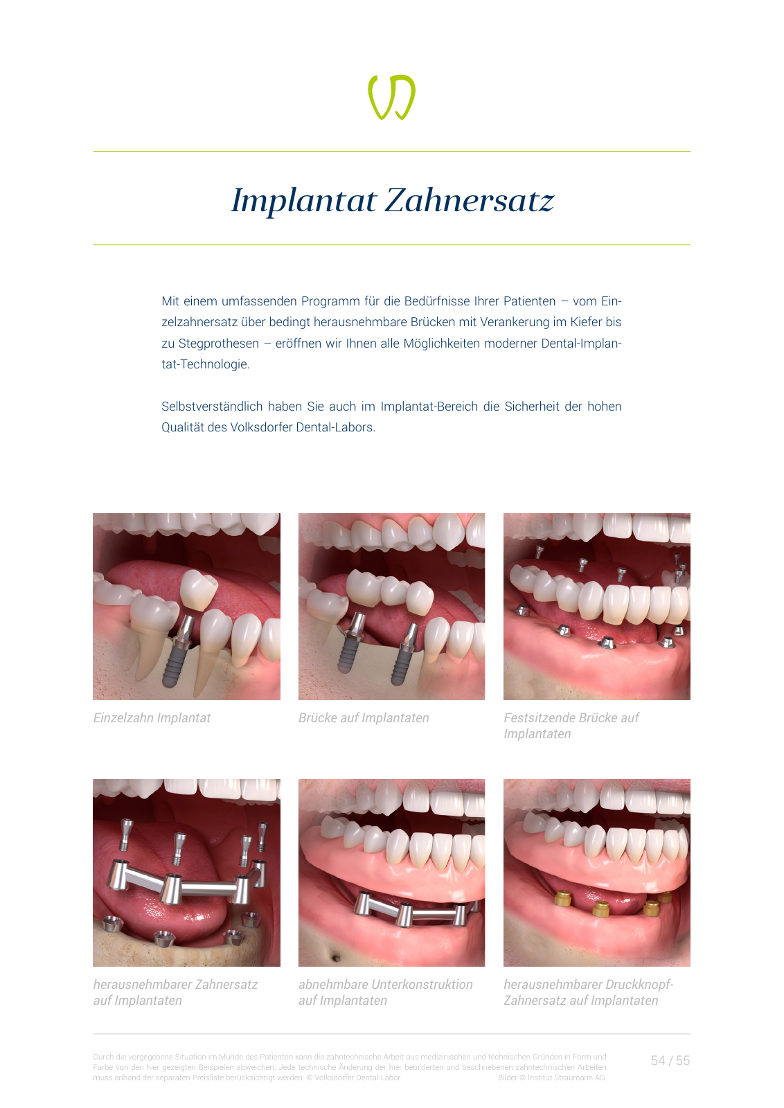 Vorschau Volksdorfer Dental-Labor | Lexikon Seite 55