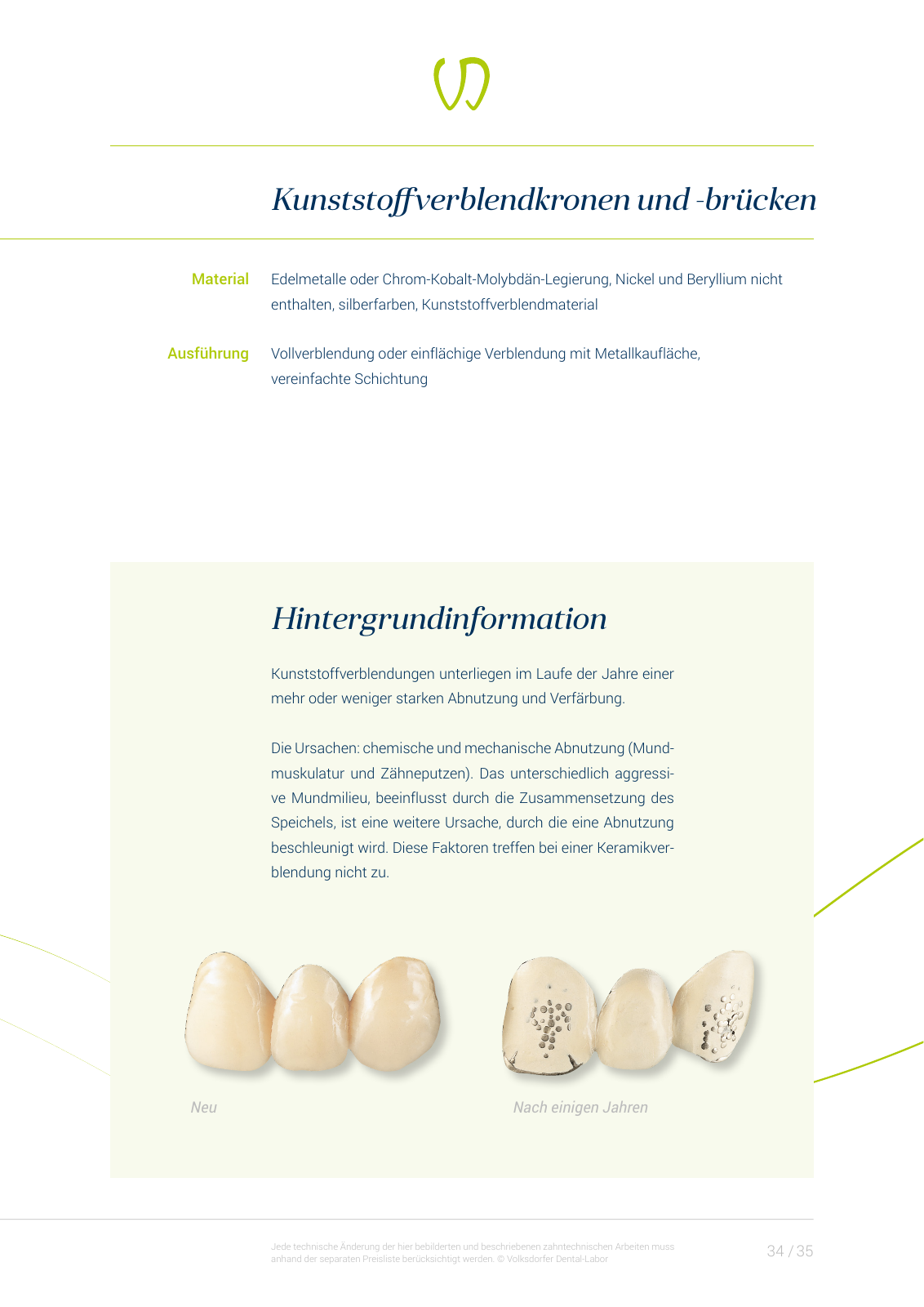 Vorschau Volksdorfer Dental-Labor | Lexikon Seite 35